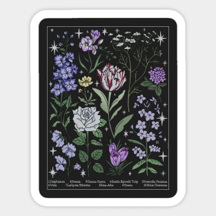 The Flowers Of Twilight Sticker